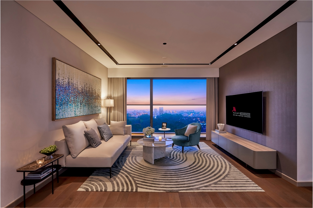 Mỗi căn hộ tại Grand Marina, Saigon là nơi không gian lắng nghe nhịp sống riêng của chủ nhân, tinh tế trong từng chi tiết, trang nhã trong từng góc nhỏ.