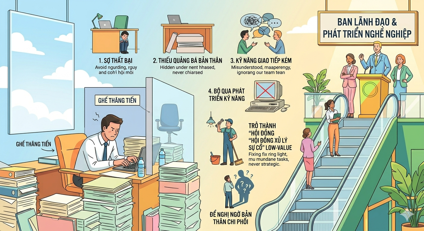 Chăm chỉ thôi chưa đủ: 6 thói quen cản trở con đường thăng tiến