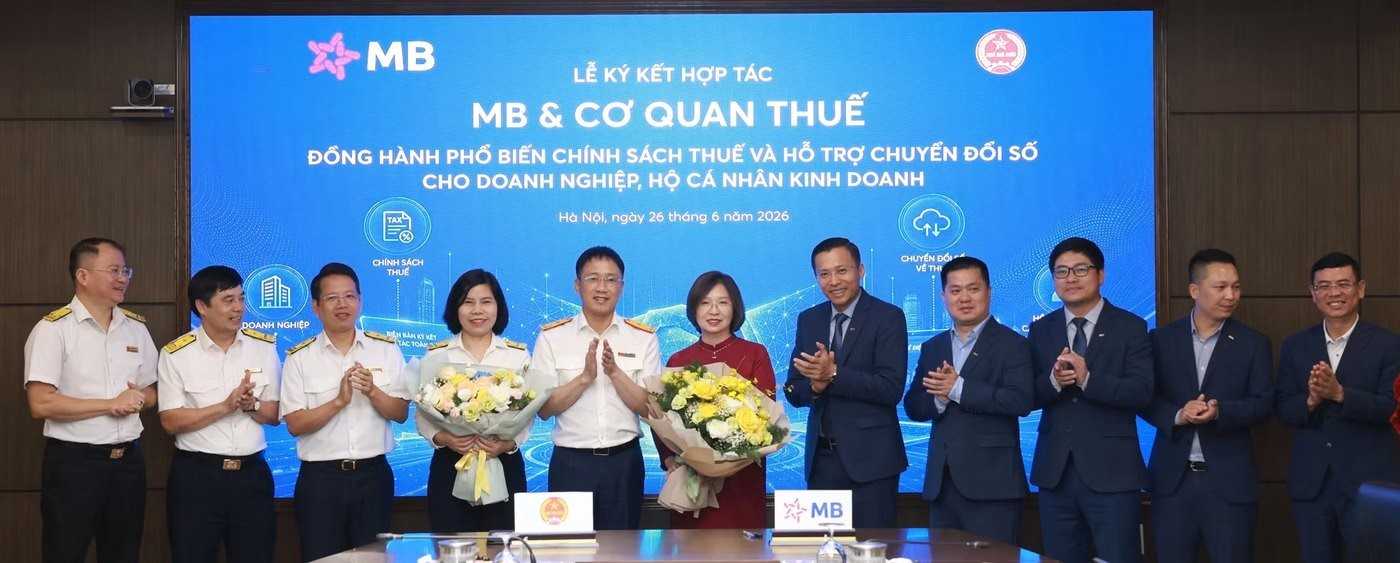 MB đồng hành cùng hộ kinh doanh trong lộ trình số hóa thuế